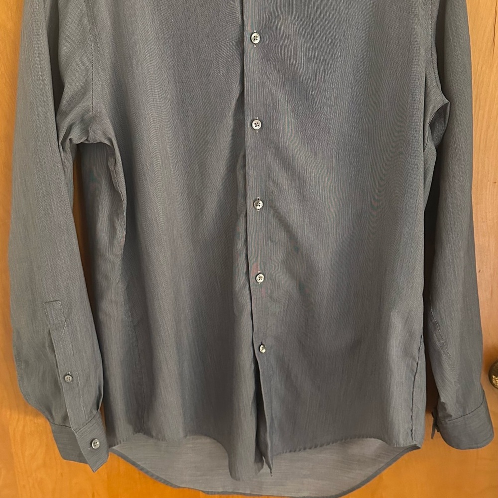 Calvin Klein Men’s Button Down Dress Shirt - Dark Blue